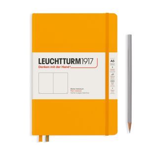 Carnet Leuchtturm rigide - 14,5x21cm - Rising sun - pages blanches