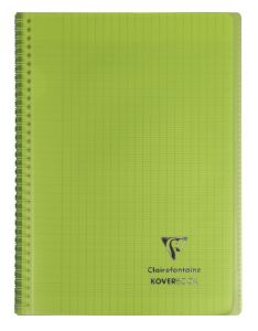 Cahier Clairefontaine Koverbook - A4 - 160 pages – Séyès - vert