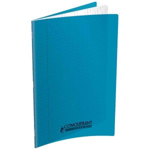 Cahier 24x32 cm Conquérant - 96 pages - Séyès - turquoise
