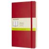 Carnet Moleskine Souple - 13x21 cm - Pages blanches - Rouge écarlate