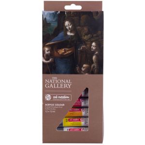 Set Peinture Acrylique The National Gallery Talens - 12x12ml