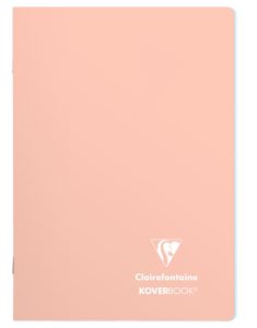 Cahier Clairefontaine Koverbook Blush - 14,8x21 cm - 96 pages - ligné - corail