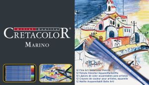 Crayons de Couleur Aquarellables Marino Cretacolor - boîte de 12