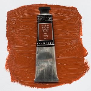 Peinture Acrylique Sennelier - extra-fine - 60ml - ocre rouge