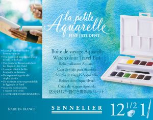Boîte de Voyage La Petite Aquarelle Sennelier - 12 demi godets