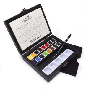 Coffret Aquarelle La Petite Aquarelle de Sennelier - 16 demi-godets