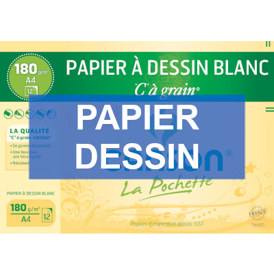 10 Feuilles dessin A3 180g : Chez Rentreediscount Fournitures scolaires