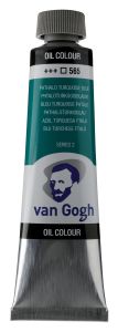 Peinture à l'Huile Van Gogh fine - 40 ml - bleu turquoise phtalo