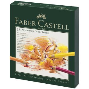 Boîte de 36 Crayons de Couleur Polychromos Faber-Castell