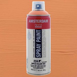 Bombe de Peinture Acrylique Amsterdam - 400ml - jaune de Naples rouge