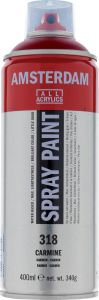 Bombe de Peinture Acrylique Amsterdam - 400ml - carmin