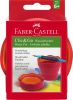 Godet rétractable Faber-Castell clic & go (rouge)