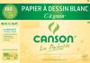 Pochette Papier Canson - Dessin blanc - A4 - 12 feuilles - 180g