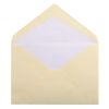 25 Enveloppes Lalo - 162x229 mm - Vergé de France doublées gommées - ivoire