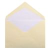 25 Enveloppes Lalo - 162x229 mm - Vergé de France doublées gommées - ivoire