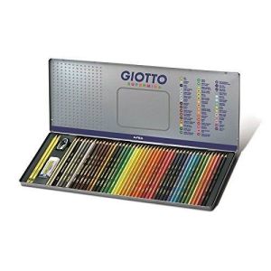Boîte de 46 Crayons de Couleurs Giotto supermina