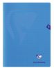 Cahier Clairefontaine Mimesys - 24x32 cm - 96 pages - petits carreaux - bleu
