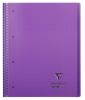 Cahier Clairefontaine Koverbook - A4+ - 160 pages - petits carreaux - violet