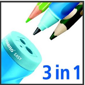 Taille-crayon Stabilo easy - droitier - vert