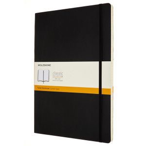 Carnet Moleskine Souple - 21x29,7 cm - Ligné - Noir