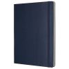 Carnet Moleskine Rigide - 19x25 cm - Pages blanches - Bleu saphir