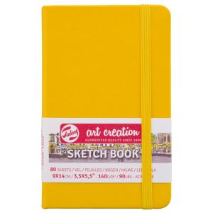 Carnet de Croquis Talens - 9x14 cm - 80 feuilles - 140g - Jaune