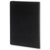 Carnet Moleskine Rigide - 19X25 cm - Pages blanches - noir