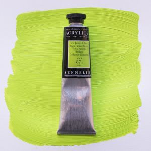 Peinture Acrylique Sennelier - extra-fine - 60ml - vert jaune brillant