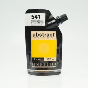 Peinture Acrylique Abstract Sennelier - 120ml - jaune de cadmiun moyen