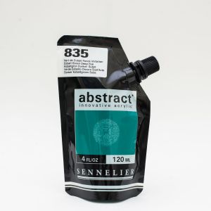 Peinture Acrylique Abstract Sennelier - 120ml - vert de Cobalt foncé imit
