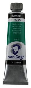 Peinture à l'Huile Van Gogh fine - 40 ml - vert phtalo