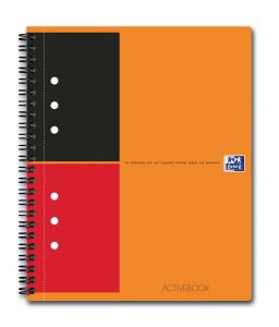 Cahier Oxford Activebook - A5 - 160 pages - ligné