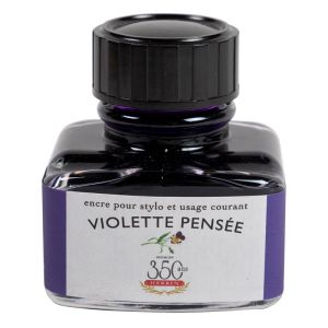 Encre Herbin en flacon "D" - 30 ml - violette pensée