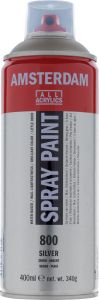 Bombe de Peinture Acrylique Amsterdam - 400ml - argent