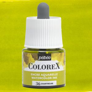Flacon d'Encre Colorex Pébéo - 45ml - Chartreuse