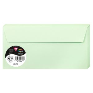 20 Enveloppes Pollen Clairefontaine - 110x220 mm - vert