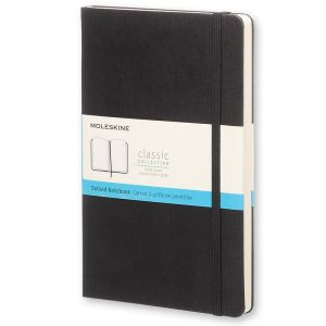 Carnet Moleskine Rigide - 13x21 cm - Pointillé - Noir