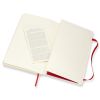 Carnet Moleskine Souple - 13x21 cm - Pages blanches - Rouge écarlate