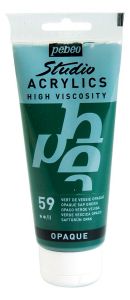 Peinture Acrylique Pébéo Studio - 100 ml - Vert de vessie