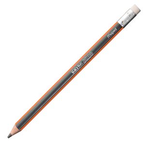Crayon à Papier Maped black peps graphite jumbo bout Gomme - HB
