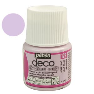 Peinture Pébéo Déco Brillante - 45ml - lilas clair