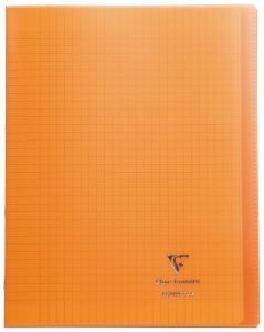 Cahier Clairefontaine Koverbook - 24x32 cm - 48 pages - Séyès - orange