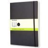 Carnet Moleskine Rigide - 19X25 cm - Pages blanches - noir