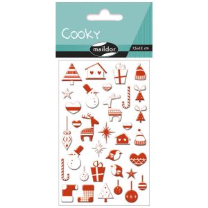 Stickers Noël Cooky Maildor - Noël scandinave