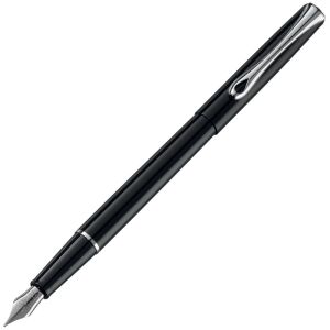 Stylo-plume Diplomat Traveller - noir laqué - plume moyenne