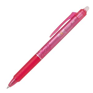 Stylo Frixion Clicker Pilot - pointe fine 0,5 - rose