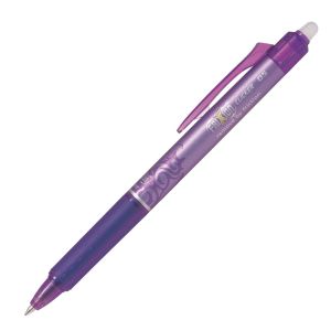 Stylo Frixion Clicker Pilot - pointe fine 0,5 - violet