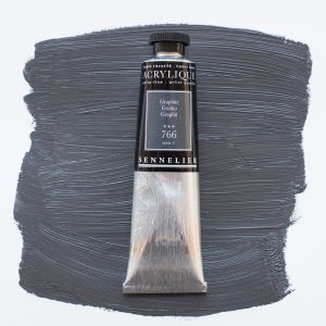 Peinture Acrylique Sennelier - extra-fine - 60ml - graphite