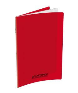 Cahier 24x32 cm Conquérant - 96 pages - Séyès - rouge