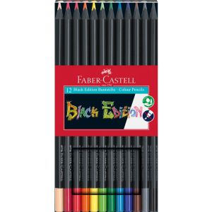 12 Crayons de Couleur Faber Castell - Black edition